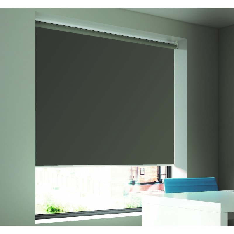 Electric Blinds UK: Blackout Fossil Roller Blind